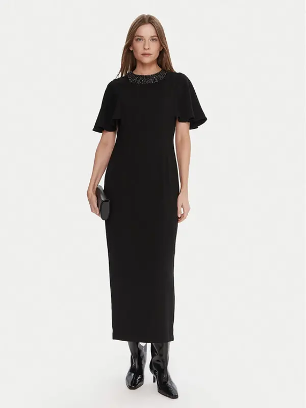 LOLA CASADEMUNT LOLA CASADEMUNT Koktel haljina MF2516012 Crna Regular Fit