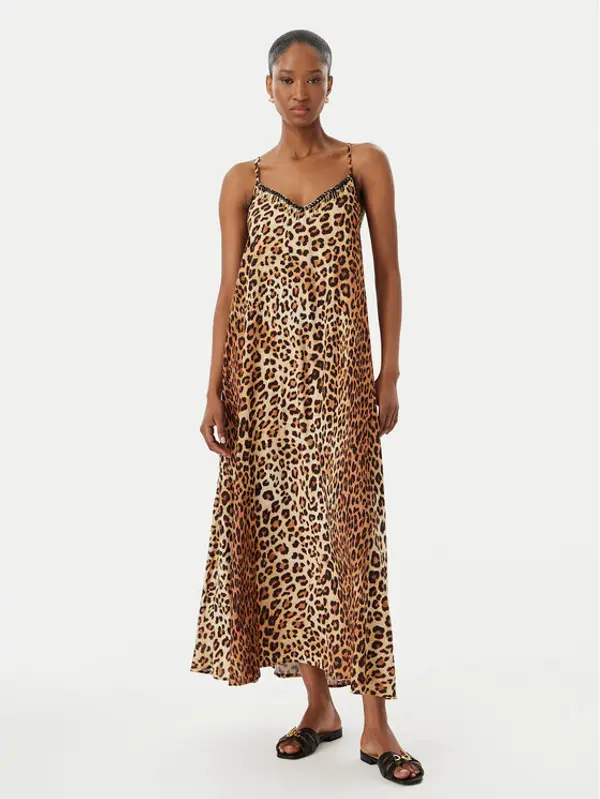 LOLA CASADEMUNT LOLA CASADEMUNT Ljetna haljina LS2616004 Bež Relaxed Fit