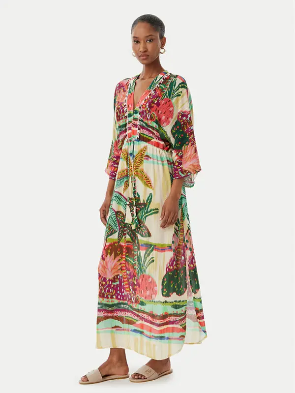 LOLA CASADEMUNT LOLA CASADEMUNT Ljetna haljina LS2616024 Šarena Relaxed Fit