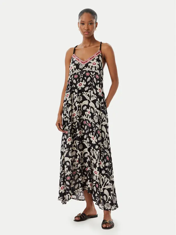 LOLA CASADEMUNT LOLA CASADEMUNT Ljetna haljina LS2616027 Crna Regular Fit