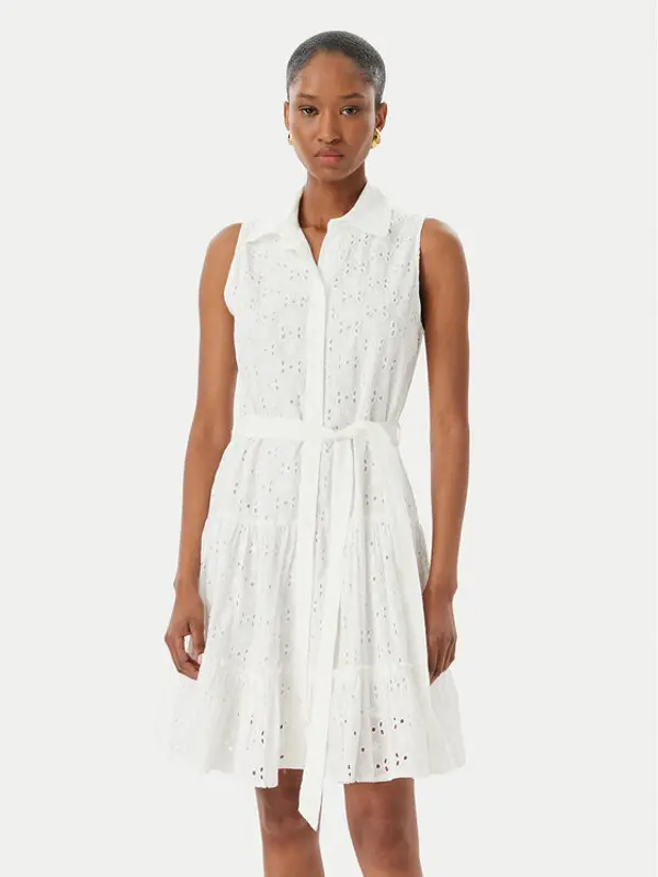 LOLA CASADEMUNT LOLA CASADEMUNT Ljetna haljina LS2616037 Krem Regular Fit