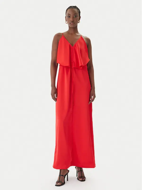 LOLA CASADEMUNT LOLA CASADEMUNT Ljetna haljina M2 Concrete Jungle MS2616023 Crvena Regular Fit