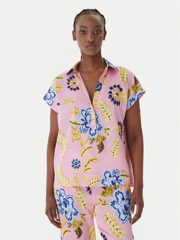LOLA CASADEMUNT LOLA CASADEMUNT Majica dugih rukava LS2615063 Ružičasta Regular Fit