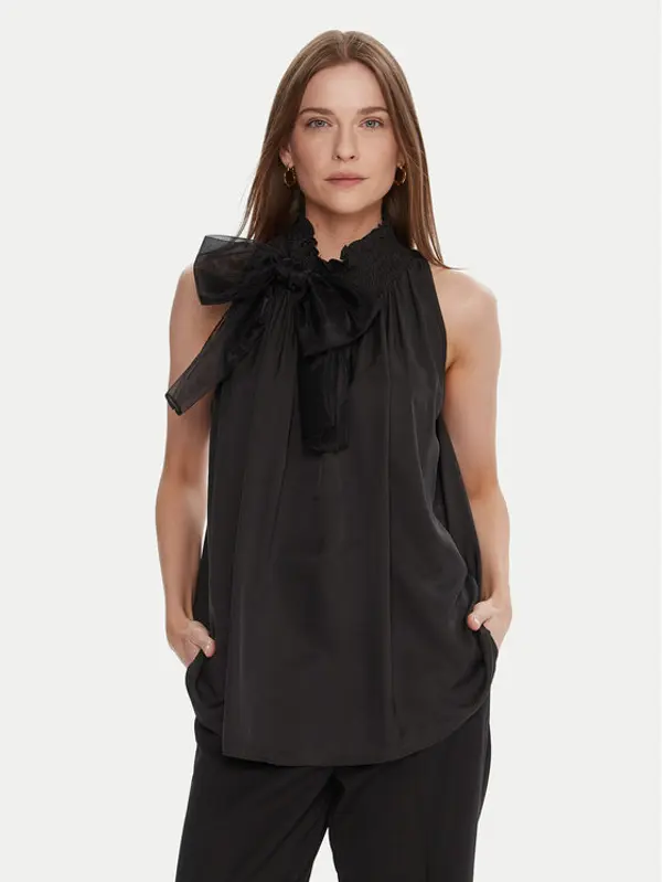 LOLA CASADEMUNT LOLA CASADEMUNT Majica LF2515016 Crna Regular Fit
