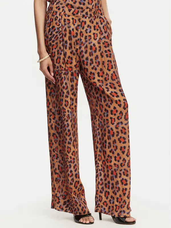 LOLA CASADEMUNT LOLA CASADEMUNT Palazzo hlače MS2614002 Smeđa Wide Leg