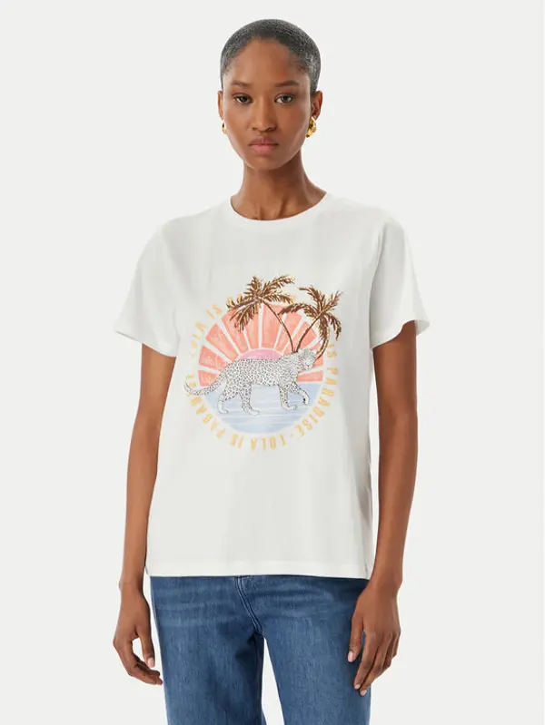 LOLA CASADEMUNT LOLA CASADEMUNT T-shirt LS2615019 Bijela Regular Fit