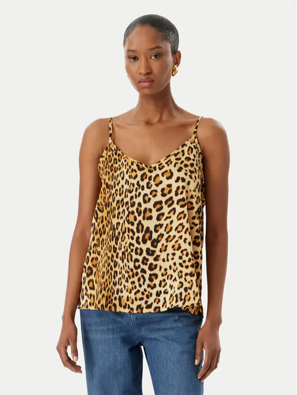 LOLA CASADEMUNT LOLA CASADEMUNT Top LS2615011 Smeđa Regular Fit