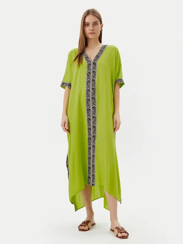 LOLA CASADEMUNT LOLA CASADEMUNT Tunika LS2516055 Zelena Relaxed Fit