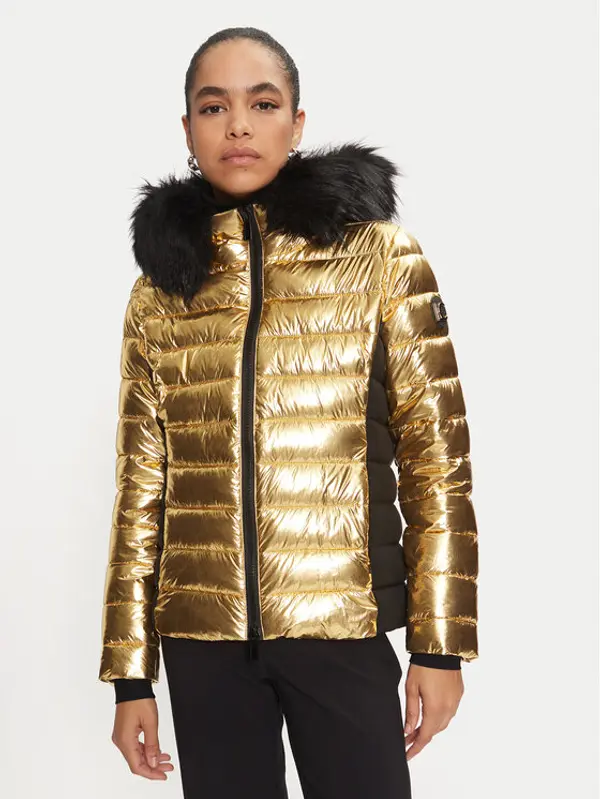 LOLA CASADEMUNT LOLA CASADEMUNT Zimska jakna LF2401008 Zlatna Regular Fit