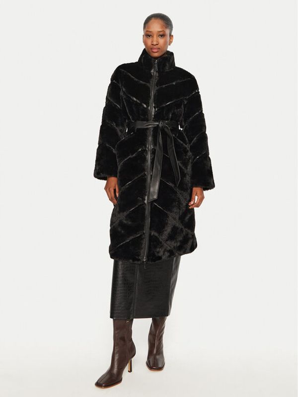 lola_casademunt lola_casademunt Krzno LF2401014 Crna Regular Fit