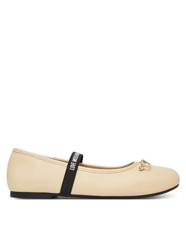 Love Moschino LOVE MOSCHINO Balerinke JA11121G1OIE0110 Écru
