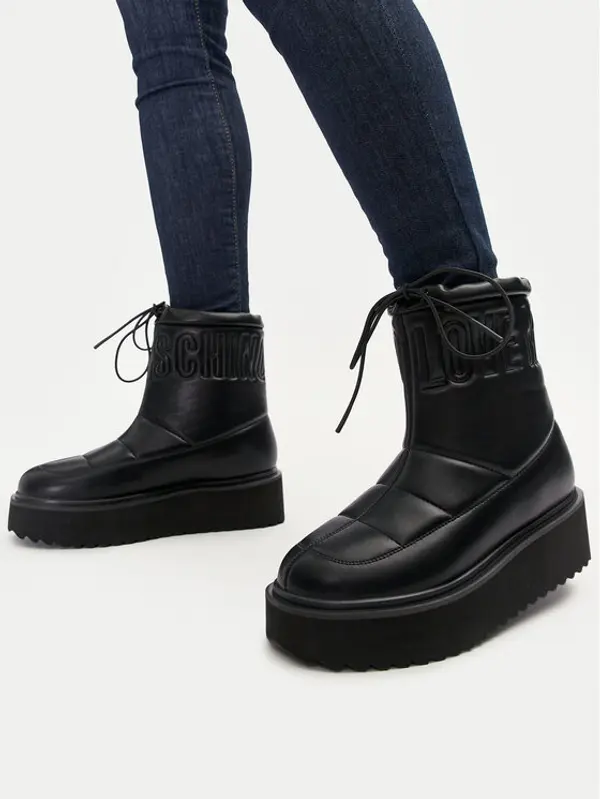Love Moschino LOVE MOSCHINO Čizme JA24266I0LIE0000 Crna