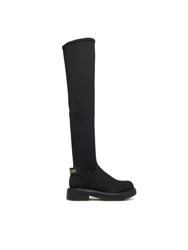 Love Moschino LOVE MOSCHINO Čizme preko koljena JA26114G1PIM400A Crna