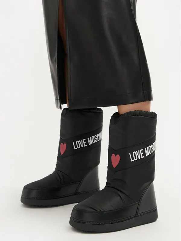 Love Moschino LOVE MOSCHINO Čizme za snijeg JA24032G1LISA000 Crna
