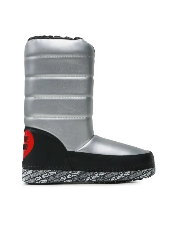 Love Moschino LOVE MOSCHINO Čizme za snijeg JA24162G1HIT590B Srebrna