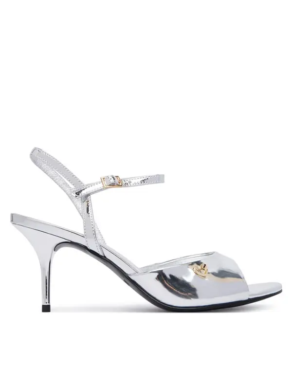 Love Moschino LOVE MOSCHINO Sandale JA16107G0OJE090B Srebrna