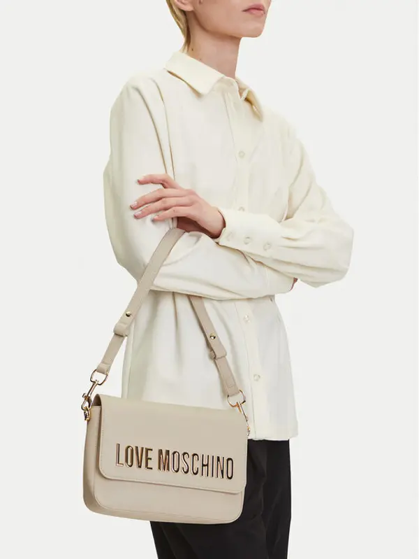 Love Moschino LOVE MOSCHINO Torbica JC4023PP1MKD0110 Écru