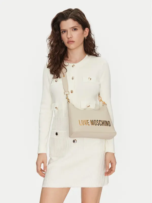 Love Moschino LOVE MOSCHINO Torbica JC4025PP1MKD0110 Écru