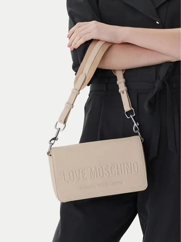 Love Moschino LOVE MOSCHINO Torbica JC4046PP1OLE0110 Écru