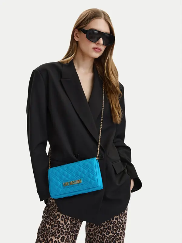 Love Moschino LOVE MOSCHINO Torbica JC4079PP0OLA0702 Tirkizna