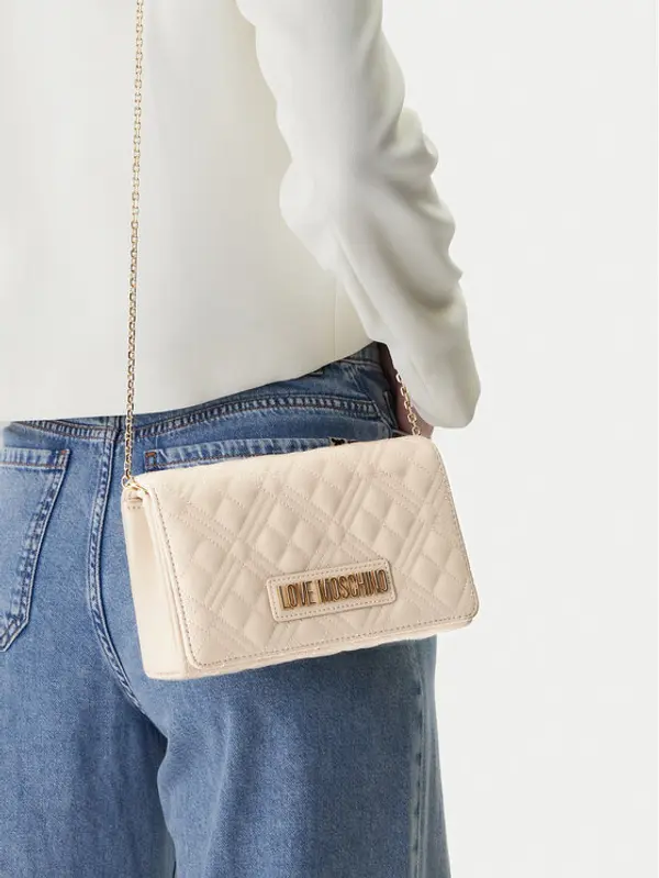 Love Moschino LOVE MOSCHINO Torbica JC4079PP1OLA0110 Écru