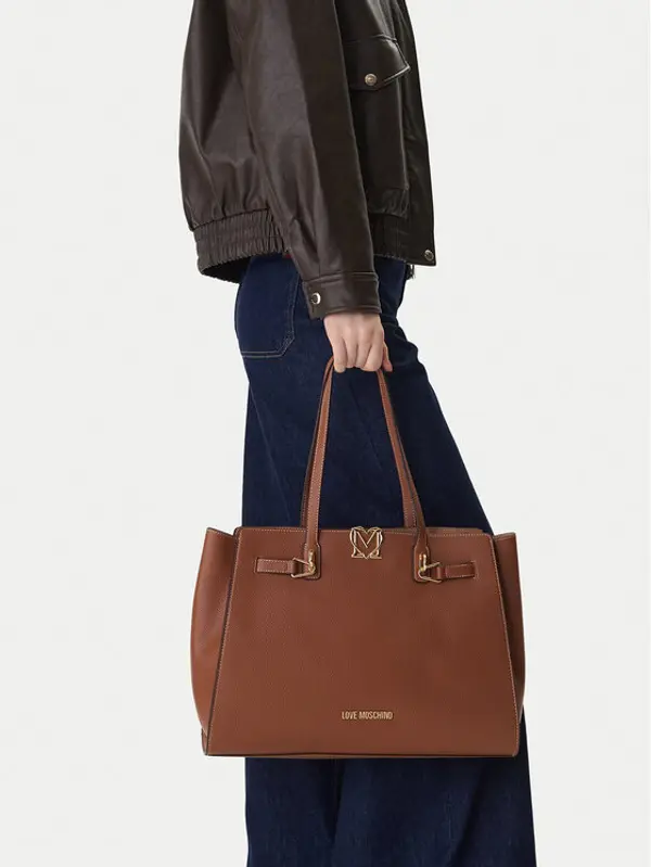 Love Moschino LOVE MOSCHINO Torbica JC4124PP1OLM0200 Smeđa