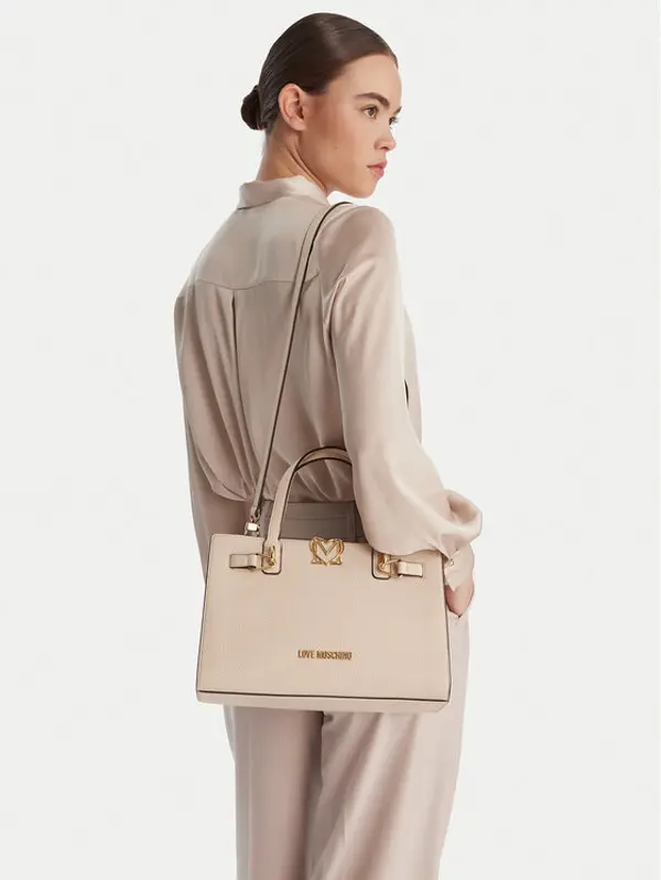 Love Moschino LOVE MOSCHINO Torbica JC4126PP1OLM0110 Écru