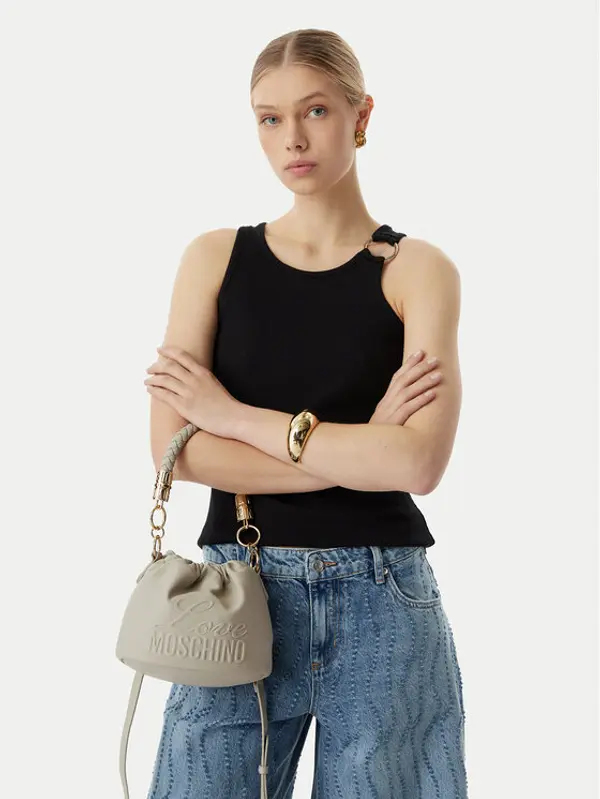 Love Moschino LOVE MOSCHINO Torbica JC4220PP0OKA0101 Siva