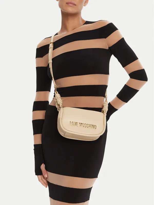Love Moschino LOVE MOSCHINO Torbica JC4235PP0MKL0104 Écru