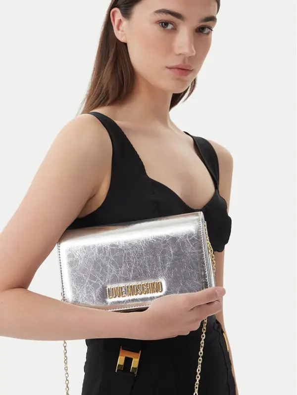 Love Moschino LOVE MOSCHINO Torbica JC4345PP0OKQ0902 Srebrna