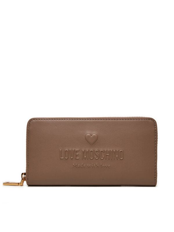 LOVE MOSCHINO LOVE MOSCHINO Veliki ženski novčanik JC5629PP1LL1020A Smeđa