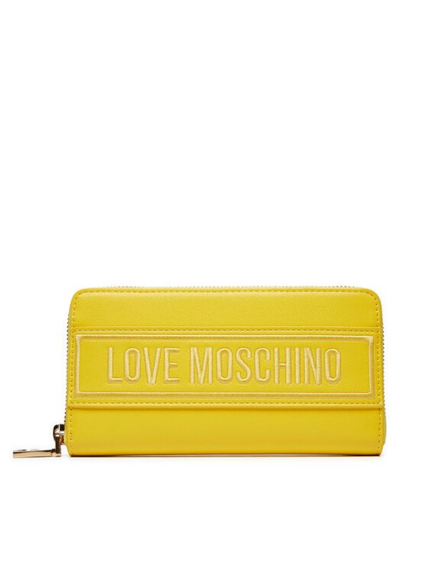 LOVE MOSCHINO LOVE MOSCHINO Veliki ženski novčanik JC5640PP0IKG140A Žuta