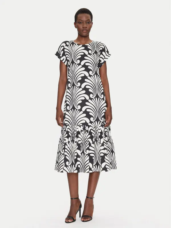 Luisa Spagnoli Luisa Spagnoli Haljina za svaki dan Passito 541798 Crna Regular Fit