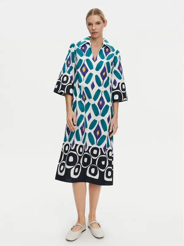 Luisa Spagnoli Luisa Spagnoli Haljina za svaki dan Prudenza 542073 Šarena Loose Fit