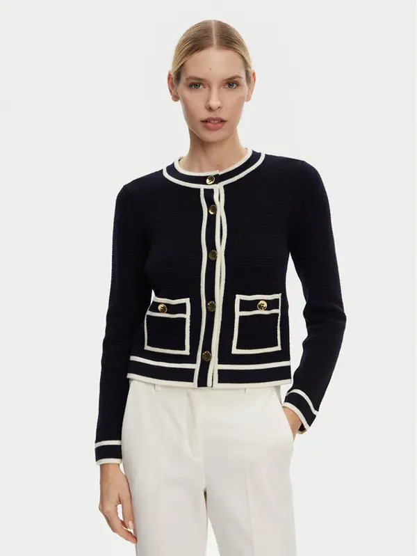 Luisa Spagnoli Luisa Spagnoli Kardigan Macori 58615 Crna Slim Fit
