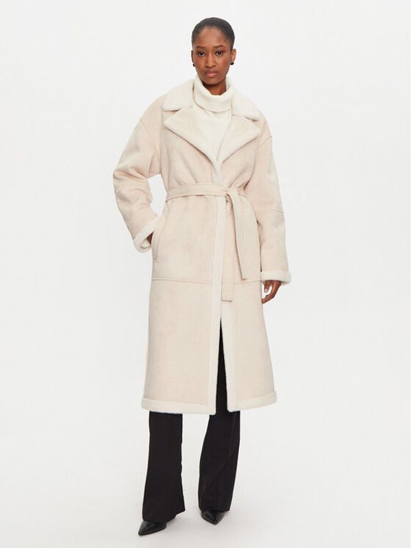 Luisa Spagnoli Luisa Spagnoli Kožuh Sestante 541499 Bež Regular Fit