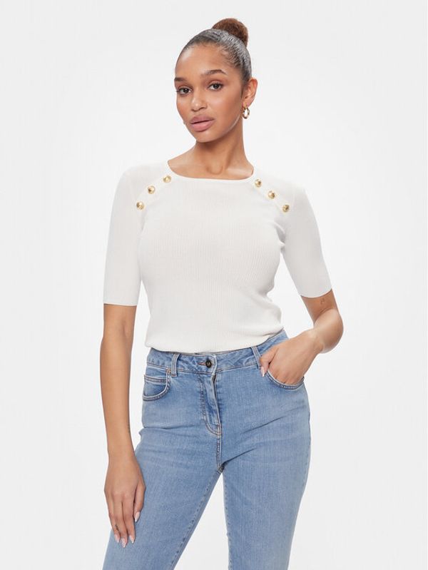 Luisa Spagnoli Luisa Spagnoli Majica Contralto 58230 Bijela Slim Fit