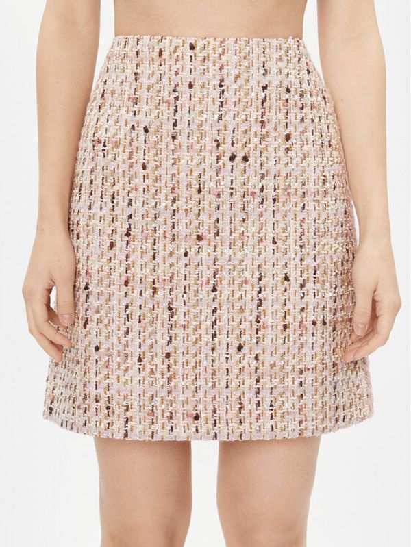 Luisa Spagnoli Luisa Spagnoli Mini suknja Frammento 540363 Bež Regular Fit