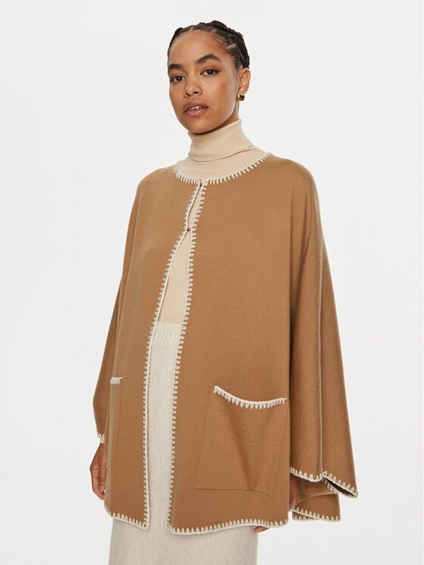 Luisa Spagnoli Luisa Spagnoli Pončo Meglio 58467 Crna Regular Fit