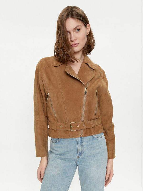 Luisa Spagnoli Luisa Spagnoli Prijelazna jakna Vespucci 540807 Smeđa Regular Fit