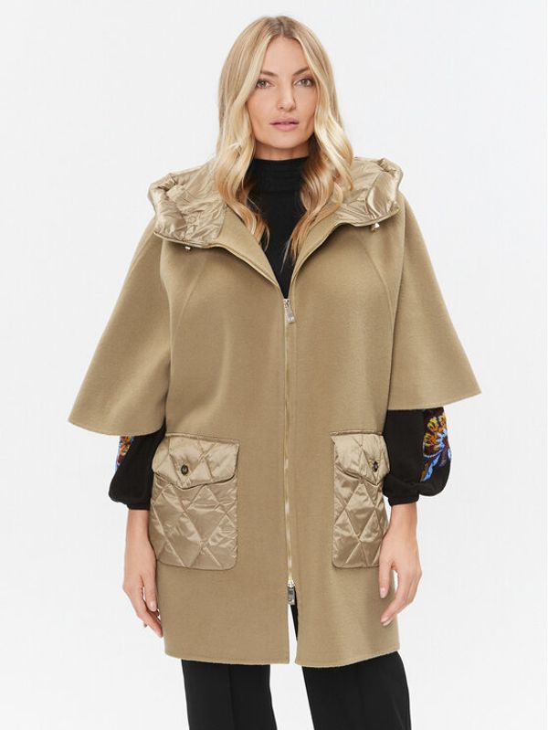 Luisa Spagnoli Luisa Spagnoli Prijelazni kaput Sfida 540306 Smeđa Regular Fit