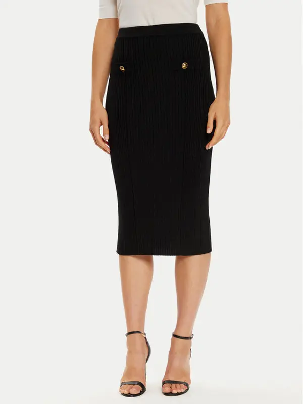 Luisa Spagnoli Luisa Spagnoli Suknja olovka Maionese 58497 Crna Slim Fit