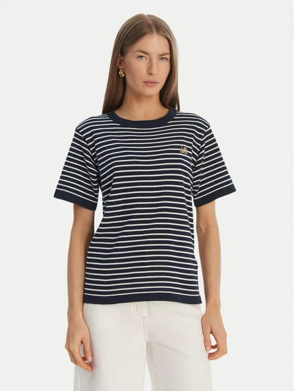 Luisa Spagnoli Luisa Spagnoli T-shirt Cattolica 100402 Tamnoplava Regular Fit