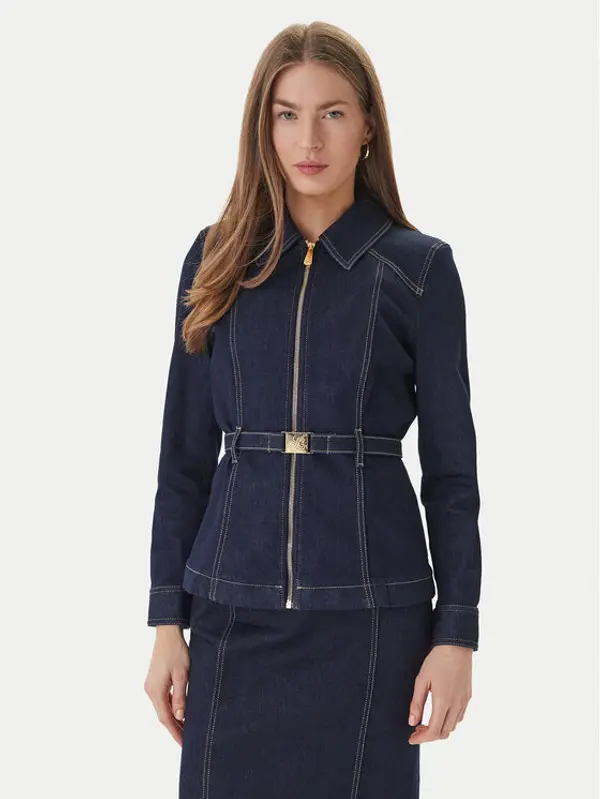 Luisa Spagnoli Luisa Spagnoli Traper jakna Vigana 542808 Tamnoplava Slim Fit