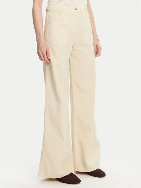 Luisa Spagnoli Luisa Spagnoli Traperice Ali 541943 Bež Flare Fit