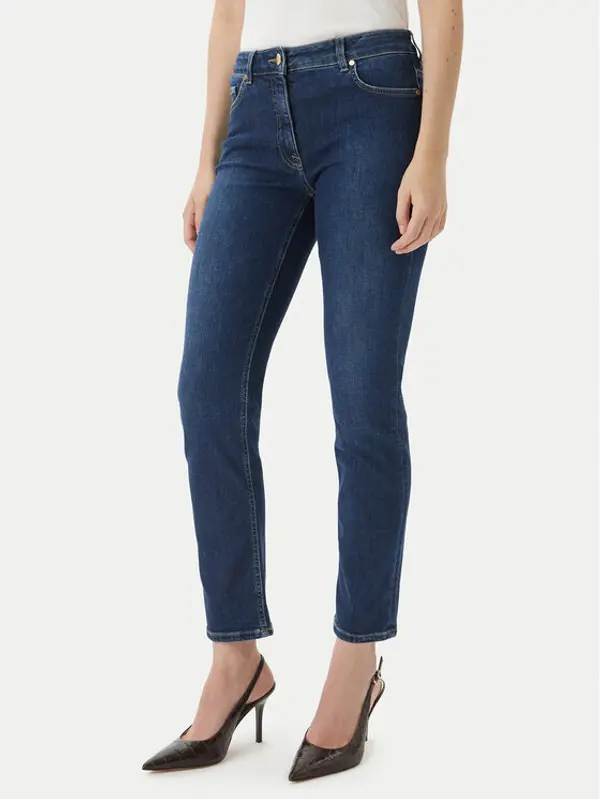 Luisa Spagnoli Luisa Spagnoli Traperice Alicudi 542850 Tamnoplava Skinny Fit