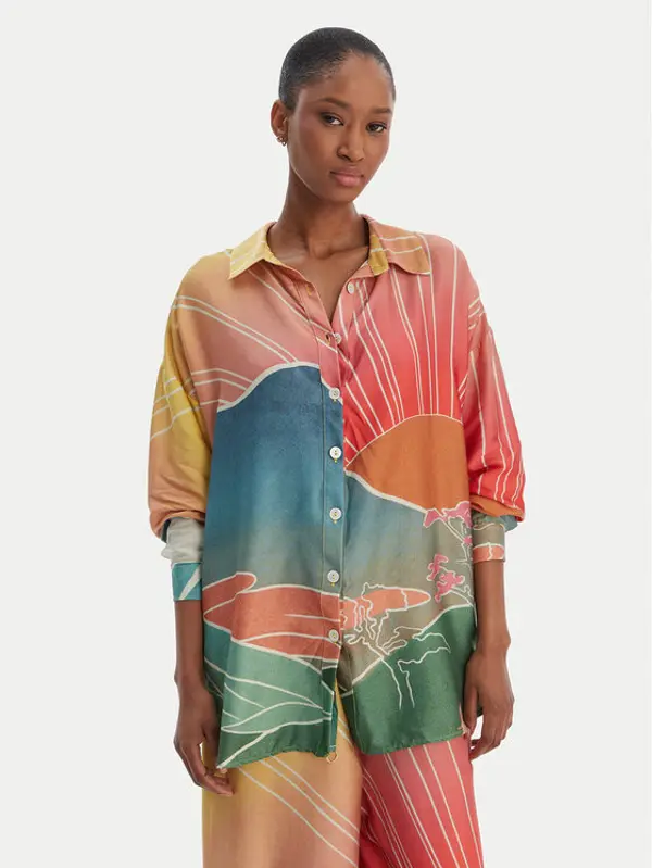 Maaji Maaji Košulja Sakura Scenery Dreambound PT2321CLS011 Šarena Relaxed Fit