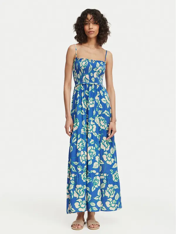 Maaji Maaji Ljetna haljina Flora Buttercup PT2985CLD002 Plava Regular Fit