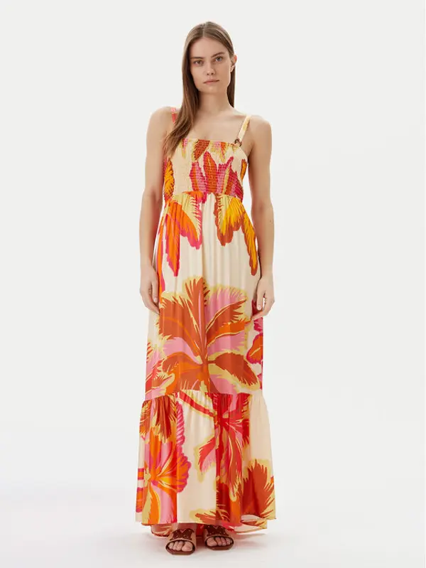 Maaji Maaji Ljetna haljina Jungle Palm Lavinia PT2707CLD001 Narančasta Regular Fit