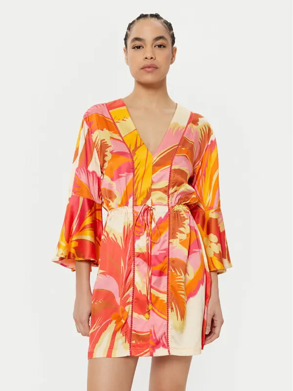 Maaji Maaji Ljetna haljina Jungle Palm PT2472CPO007 Narančasta Regular Fit
